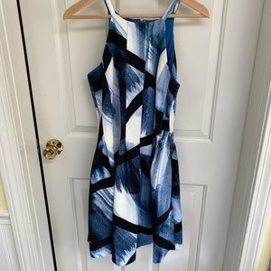 Vince Camuto scuba fit and flare dress size 6